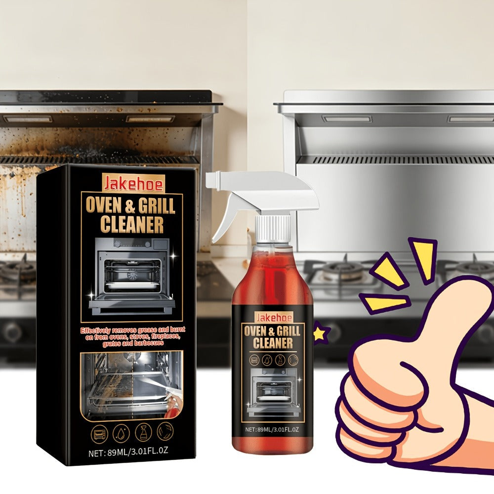 Oven Cleaner Foam Spray 3-Pack Heavy Duty Stove & Grill Degreaser Removes Stubborn Baked-On Grease Stains Gentle Formula Safe for Ovens Stoves Grills