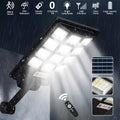 Solar Street Light Outdoor IP65 – High Brightness Wide Angle Dusk to Dawn Solar Powered with Remote Control for Parking Lot, Yard, Stadium & Plaza (58 / 90 / 192 LED)