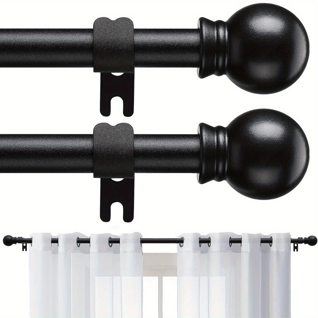 Adjustable Curtain Rod in an Adjustable Design for Living Room and Kitchen