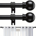 Adjustable Curtain Rod in an Adjustable Design for Living Room and Kitchen