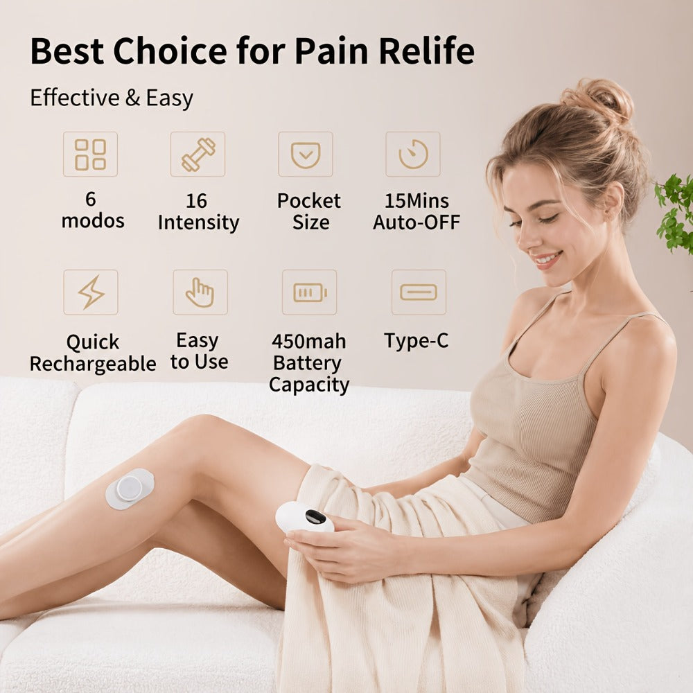 Ems Muscle Stimulator with 6 Modes 16 Intensity Levels for Back