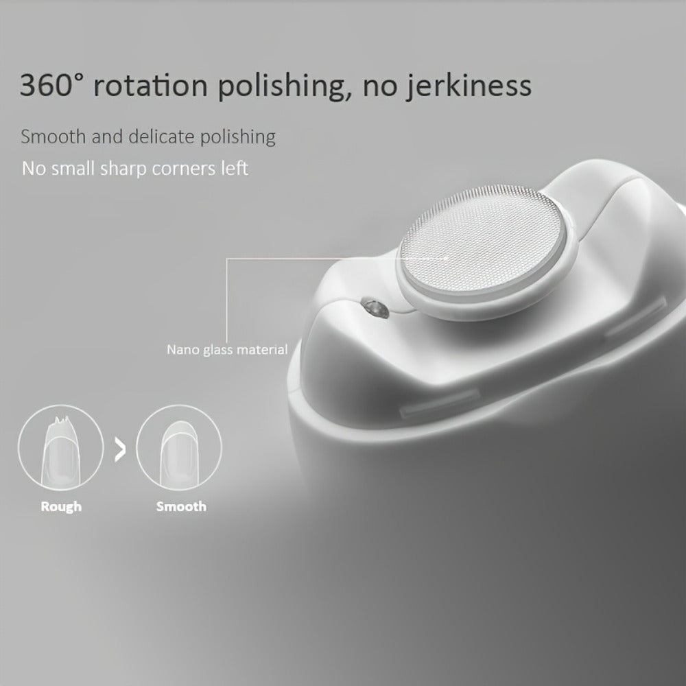 Nail Trimmer in an Electric Design with LED Light for Seniors