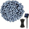 Solar LED Fairy String Lights IP65 Waterproof – 40FT or 80FT with 8 Lighting Modes for Independence Day, Christmas, Wedding, Garden & Yard – White, Warm White, Multi Color, Purple, Orange & Blue