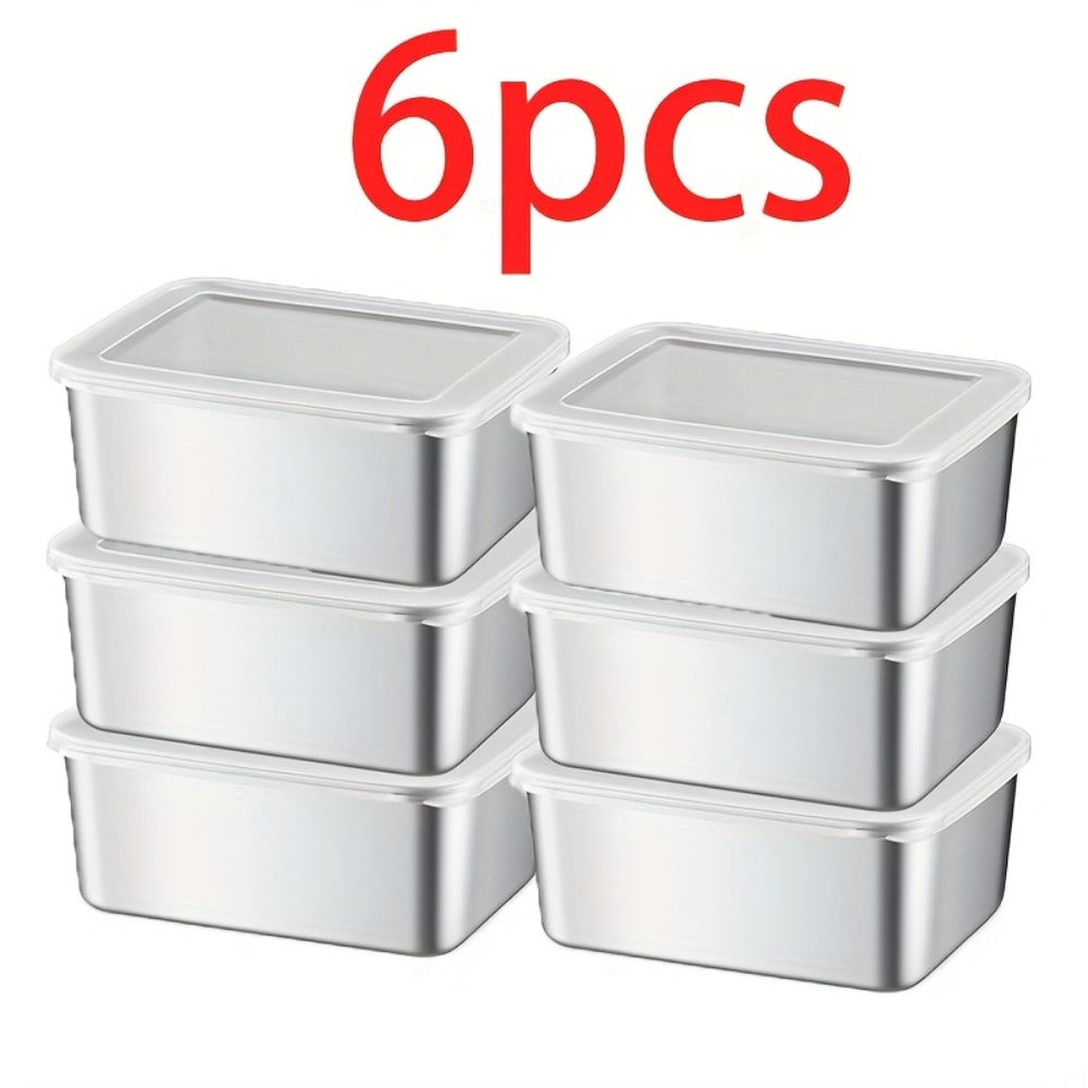 Stainless Steel Baking Trays with Lids – Large Capacity Sheet Pan Set for BBQ, Bread, Desserts, Seafood & Buffets | Family Gatherings, Outdoor Camping, Portable Food Trays
