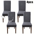 Chair Covers, Plant Print Slipcovers for Dining Room Kitchen Chairs, Elastic Parsons Chair Protector