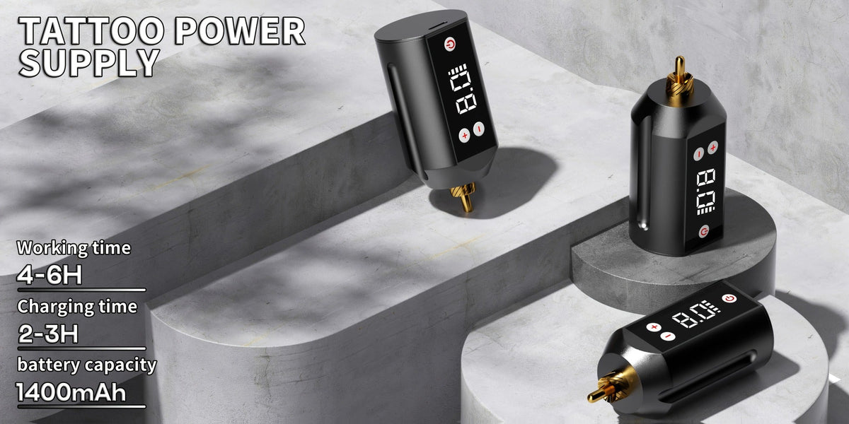 Tattoo Pen Kit with 11 Color Inks and Power Supply for Beginners and Artists