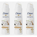 Dove Antiperspirant Deodorant Spray 3-Pack Coconut Jasmine Restoring Ritual 150ml Each – 48-Hour Sweat & Odor Protection with Moisturizing Formula for Women Tropical Fragrance Body Spray