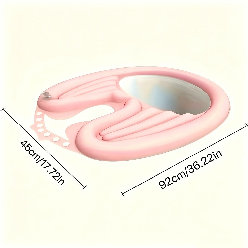 Foldable Inflatable Shampoo Basin with Air Pump and Drainage for Bedridden Elderly