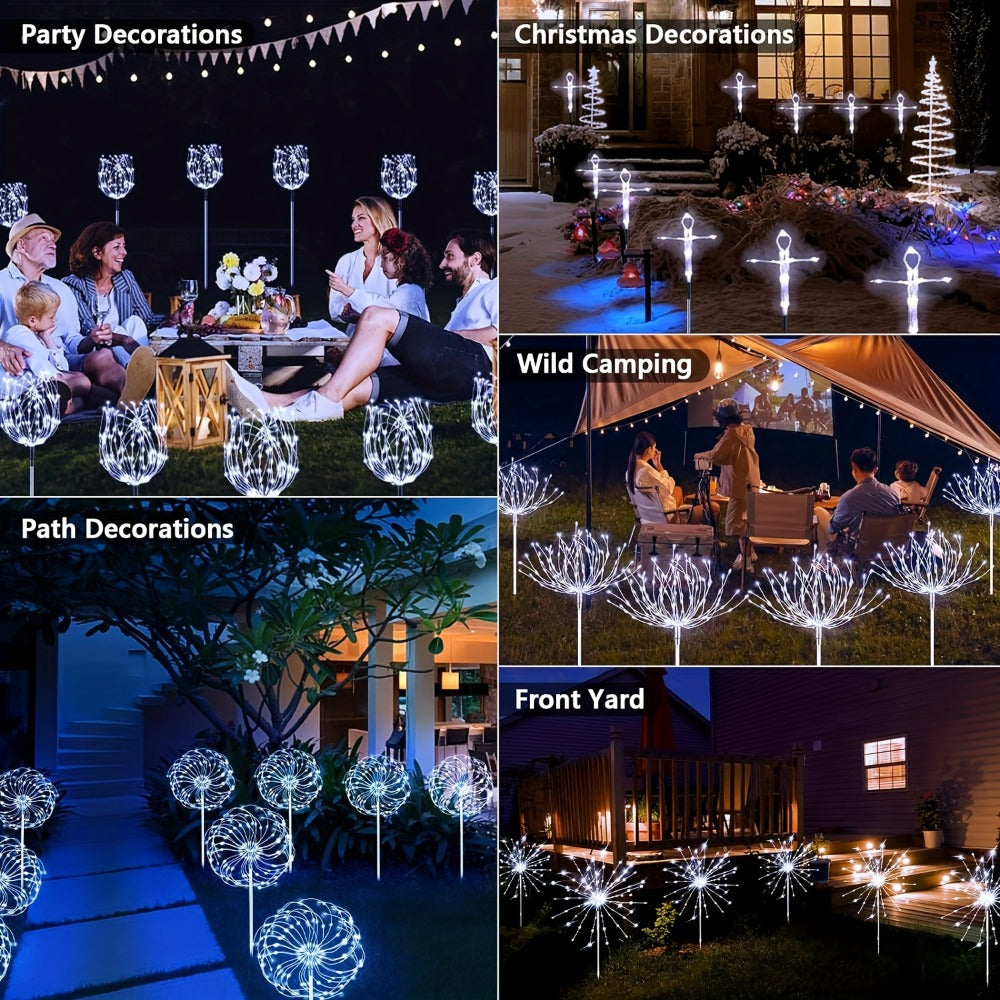 Solar Fairy Lights in an Outdoor Design with 8 Modes for Garden