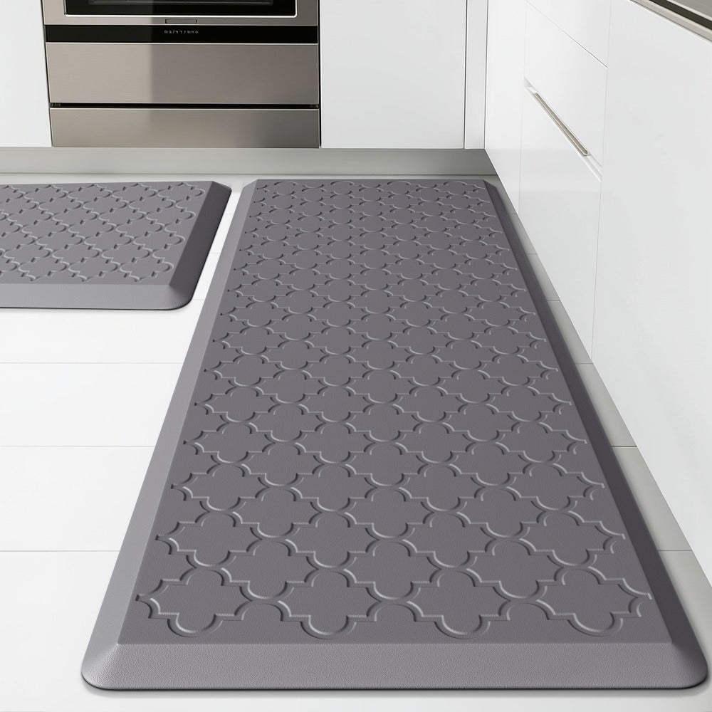 Anti Fatigue Kitchen Mat Set in a Non-Slip Design for Kitchen and Office