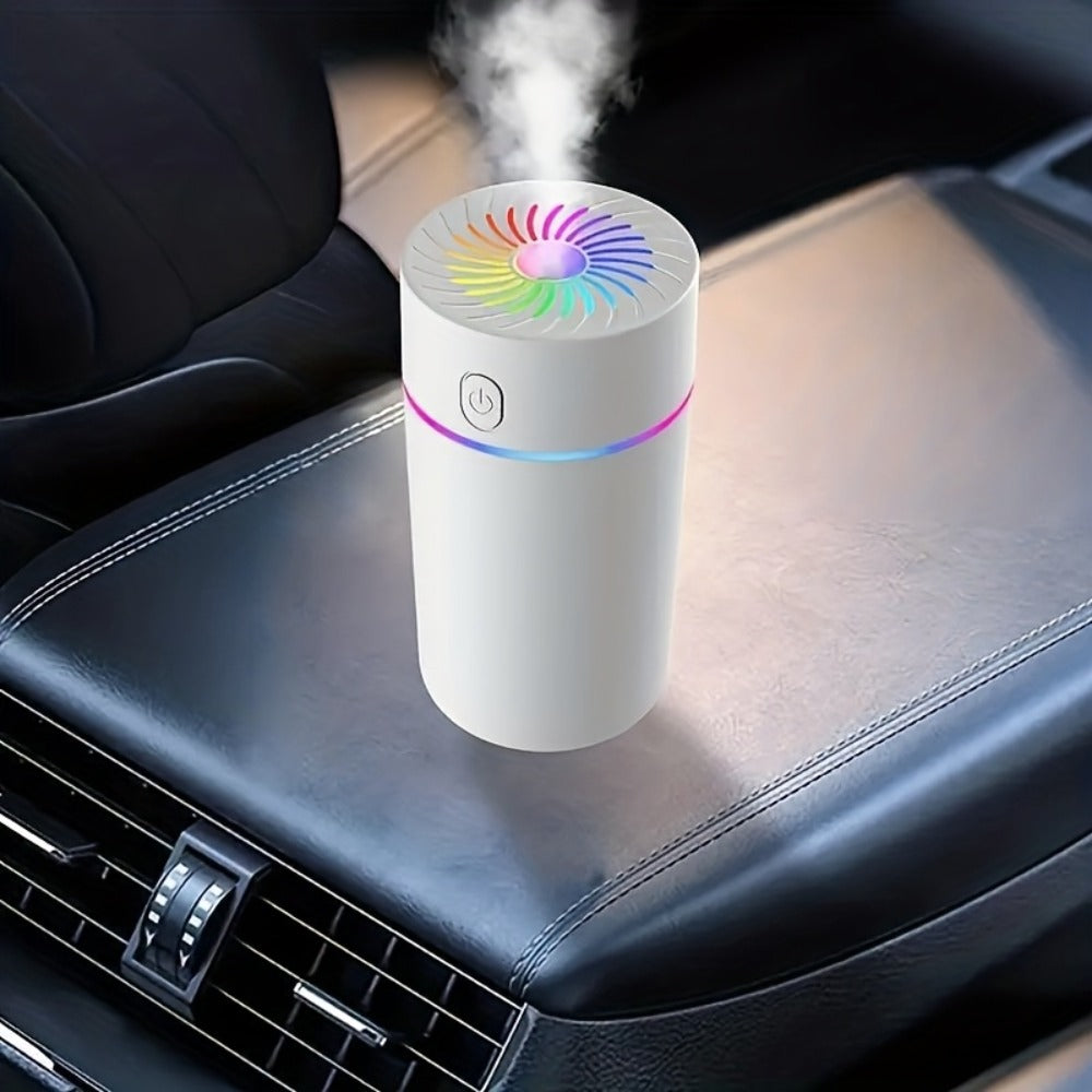 USB Cool Mist Humidifier for Bedroom and Office with a Color-Changing Night Light