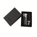 Folding Pipe Lighter Refillable 2-in-1 with Adjustable Flame, Metal-Crafted Durable Design, Gift Box Included – Windproof Butane Lighter for Men, Outdoor, Christmas & Valentine’s Day Gift
