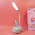Kids Night Light in Bunny or Cat Designs, Foldable USB-Rechargeable Mini Table Lamp for Bedroom Lighting
