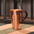 Hammered Copper Coffee Mug 13.53 Oz – Handmade Rustic Artisan Copper Cup for Coffee, Tea, Water & Milk – Hot & Cold Beverages – Unique Gift for Home, Wedding, Housewarming & Birthday