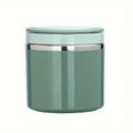 Stainless Steel Lunch Box 630ml Leakproof Stackable Thermal Bento Box with Handle 304 Steel Heat Cold Insulation Container for School Office Camping in Green Pink Blue