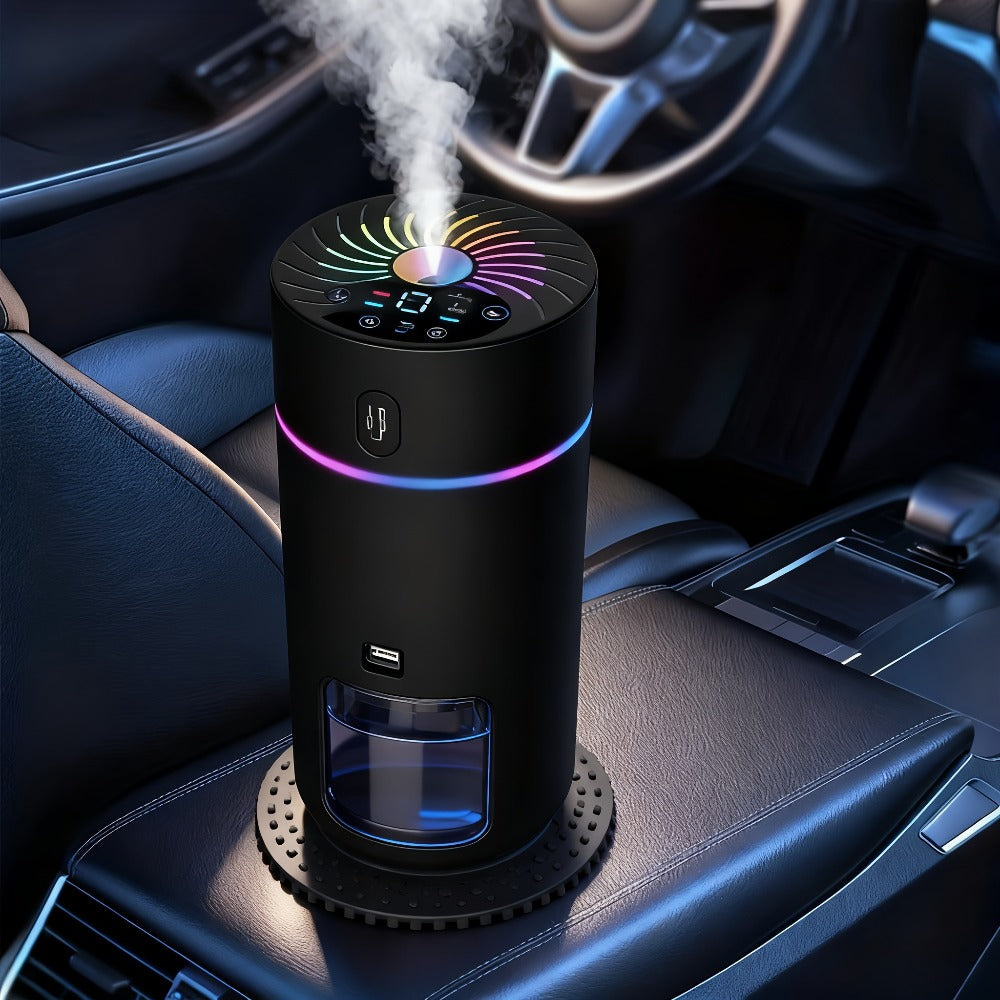 USB Cool Mist Humidifier for Bedroom and Office with a Color-Changing Night Light