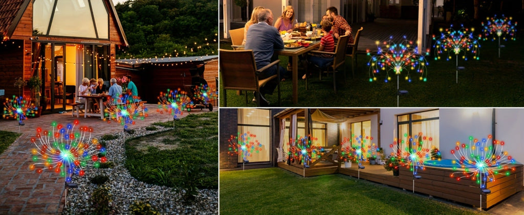 Solar Fairy Lights in an Outdoor Design with 8 Modes for Garden