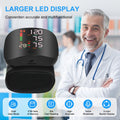 Wrist Blood Pressure Monitor with LCD Screen, Arrhythmia Alarm & Voice Playback – Adjustable Cuff, USB Charging, Gift for Family