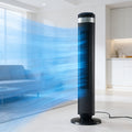 Tower Fan with LED Display 4 Speed Settings and 12-Hour Timer