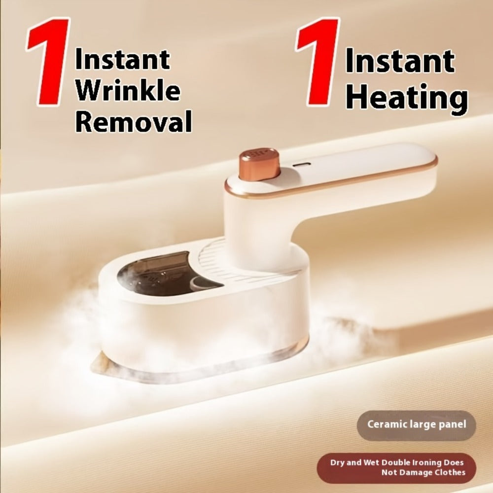Garment Steamer, Portable Mini for Clothes Wrinkle Remover, Home Dorm Business Trip Travel Iron for Shirts Suits Fabrics
