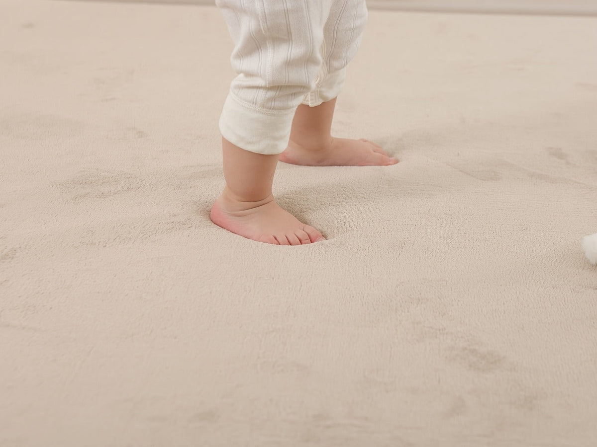 Memory Foam Area Rug Tatami Mat Non-Slip Coral Velvet Floor Mat for Living Room Bedroom Kids Playroom Yoga — Multiple Sizes & Colors