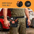 Tool Bag Heavy Duty 7-Pocket PVC Organizer for Mechanics & Electricians – Multi-Pocket Hand Tool Storage Bag, Portable Jobsite Toolbag for Plumbers, Contractors & DIY