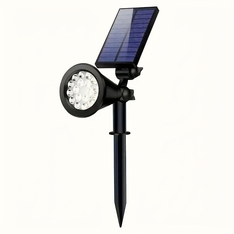 Solar Landscape Lights with 8 Color Modes Outdoor Solar Spotlight for Garden
