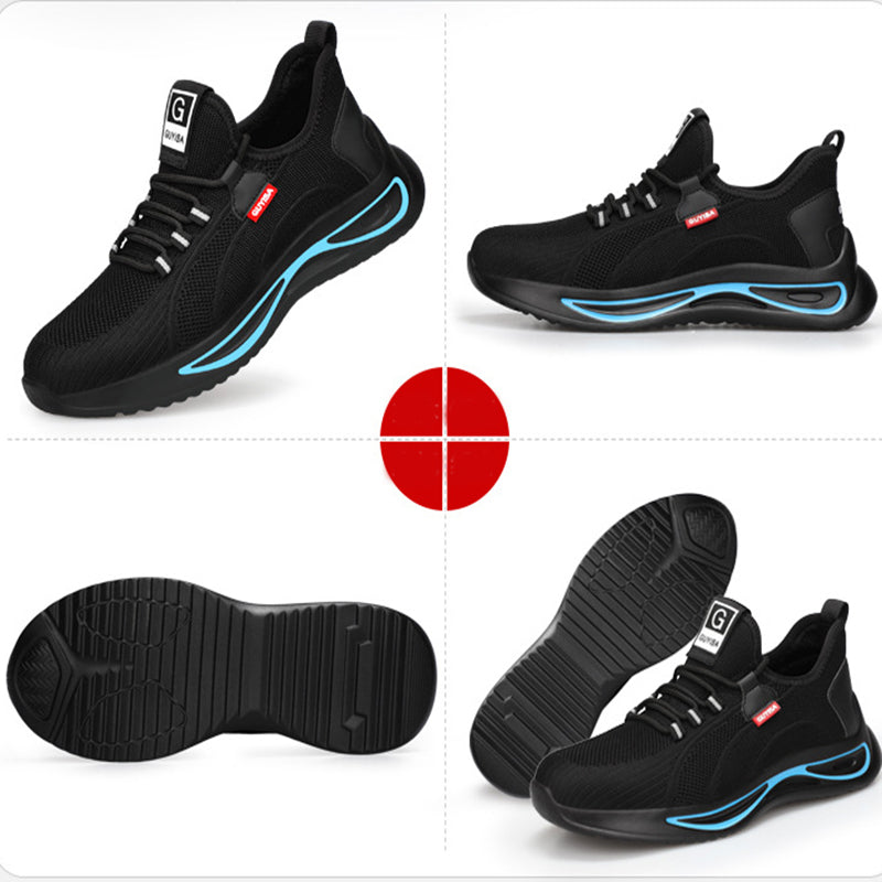 Men's Steel Toe Safety Sneakers | Non-Slip Indestructible Work Shoes