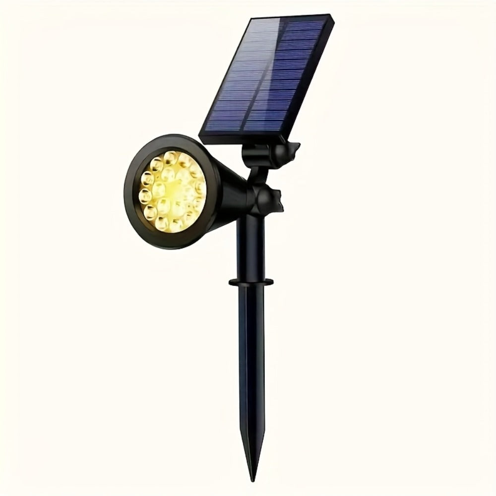 Solar Landscape Lights with 8 Color Modes Outdoor Solar Spotlight for Garden