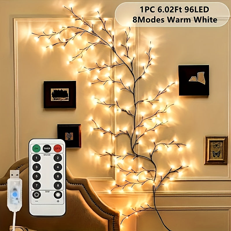 String Lights with 8 Modes and Remote Control for Indoor Home Decor