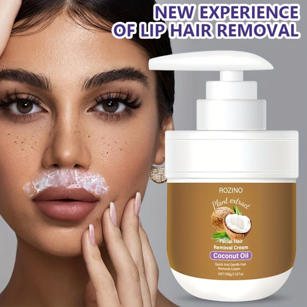 Hair Removal Cream for Sensitive Skin with Coconut Essence and Aloe