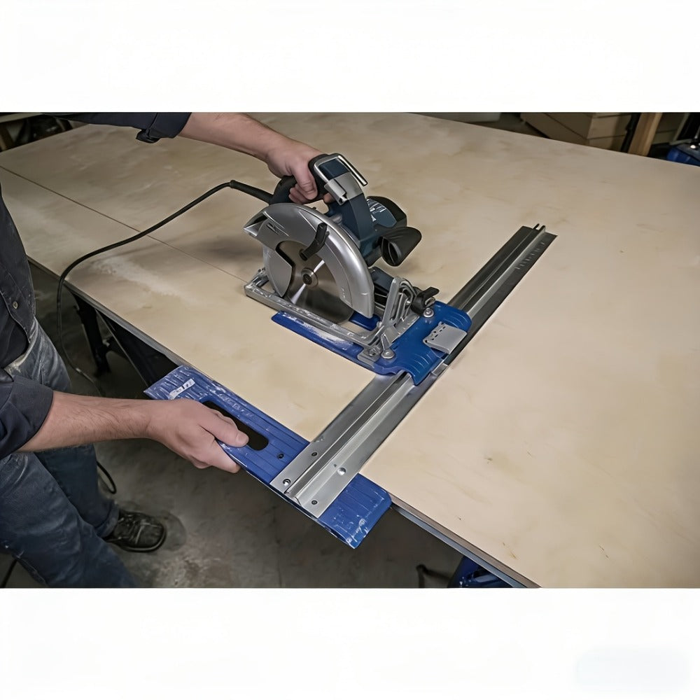 Circular Saw Guide Rail with Heavy Duty Metal Manual Precision Cutting Tool