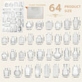 Glass Bud Vases Bulk Set – Clear Flower Vases for Wedding Table Centerpieces, Home Decor, Birthday, Anniversary & Holiday Party Decorations
