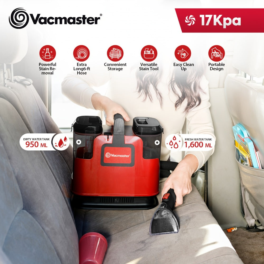 Portable Carpet Spot Cleaner Machine with Versatile Tools for Pet Stains and Upholstery