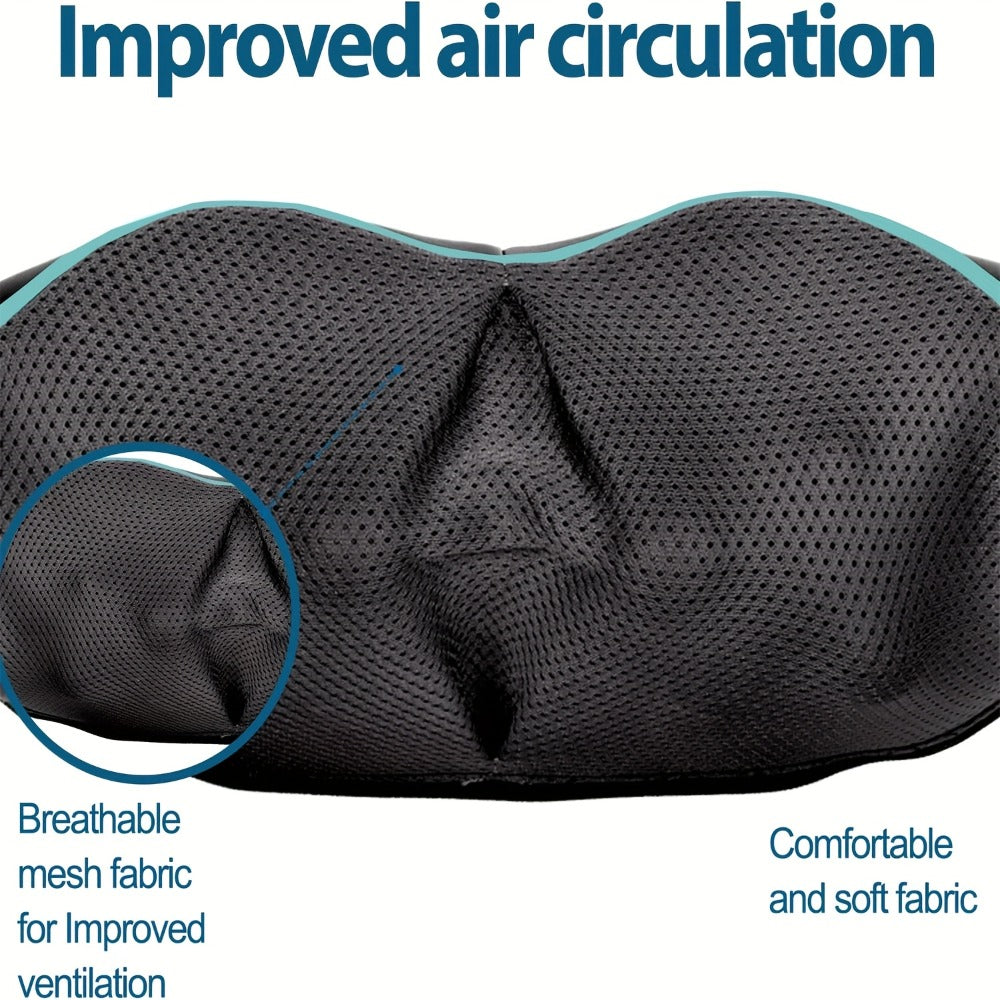Neck Massager, Heated Shiatsu Kneading Pillow for Shoulders and Back, Portable Electric Design for Home Comfort