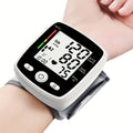 Wrist Blood Pressure Monitor - Digital BP Monitor Rechargeable with 2×99 Memory, Large LCD Display, Voice Broadcast & Portable Case for Home & Travel Use (Black / White / BP188W)