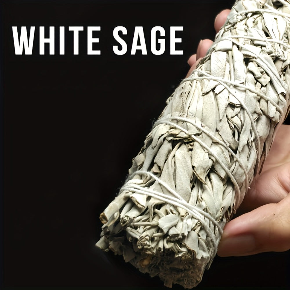 Sage Smudge Kit 5 Pack White Sage Cedarwood Dragon's Blood Eucalyptus Lavender Incense Sticks Set for House Cleansing Meditation Spiritual Purification Home Decor Gift Set for Women Men Beginners