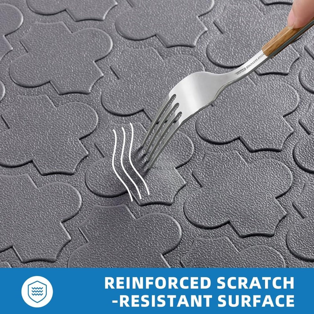 Anti Fatigue Kitchen Mat Set in a Non-Slip Design for Kitchen and Office