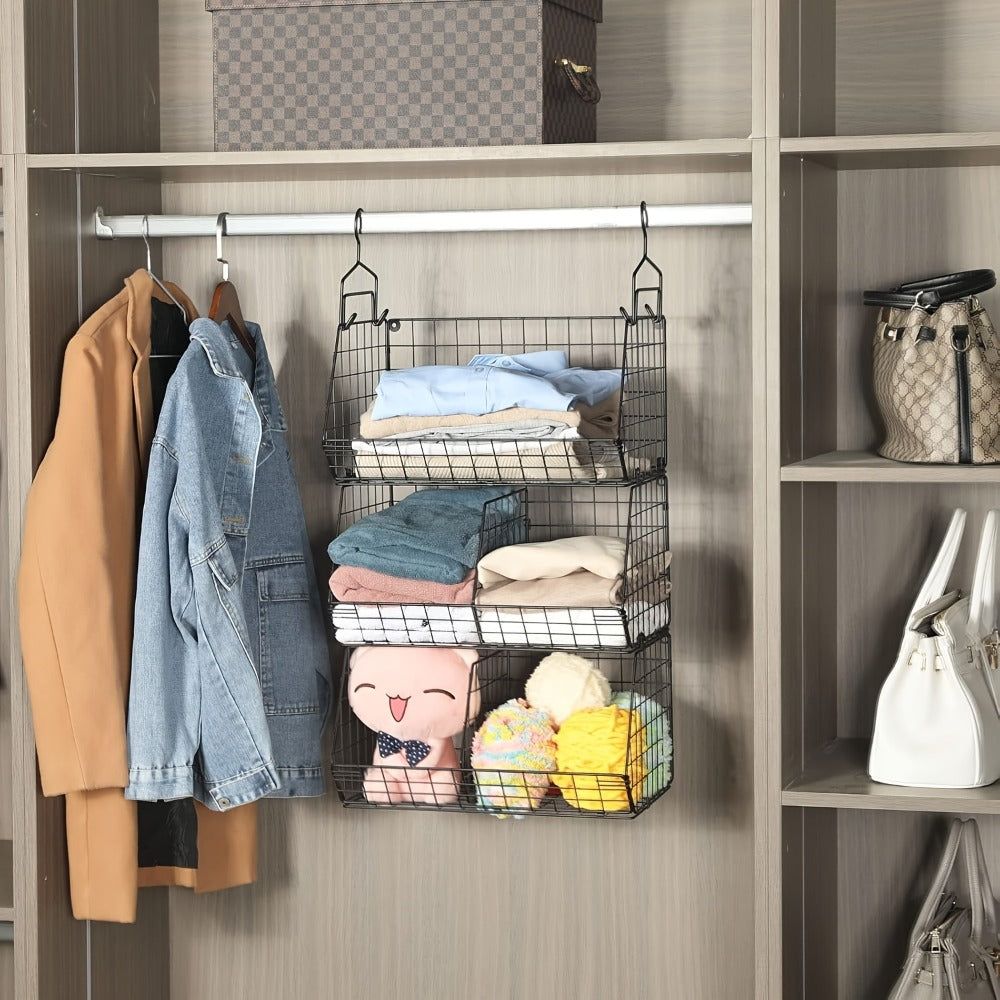 Laundry Basket Organizer with 360° Rotating Hook for Washing Machine and Drying Rack