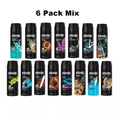 6 Pack Axe Body Spray Variety Mix 150ml / 5 fl oz – Men's Deodorant Spray Set