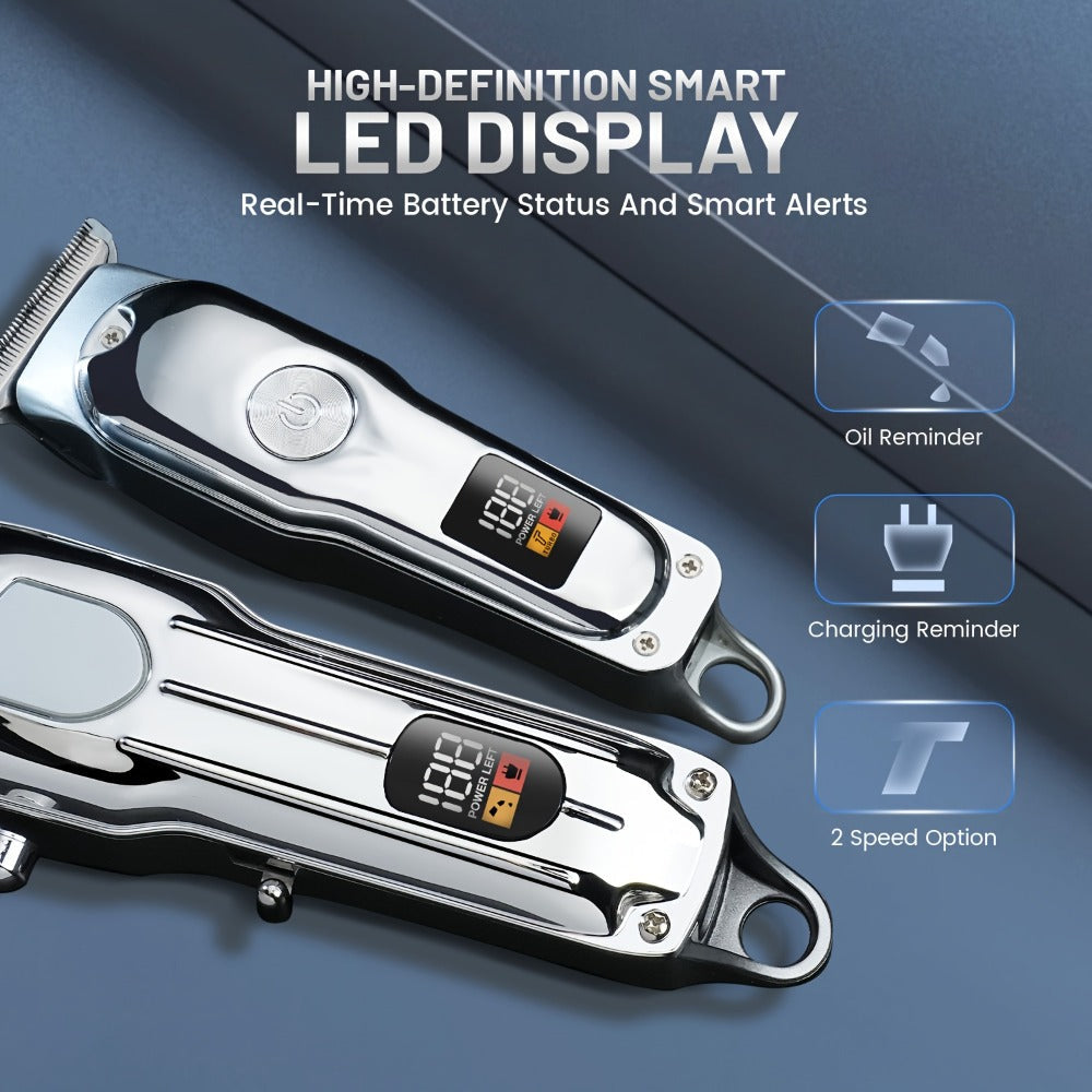 Hair Cutting Kit with T-Blade Trimmer for Men Home and Salon Use