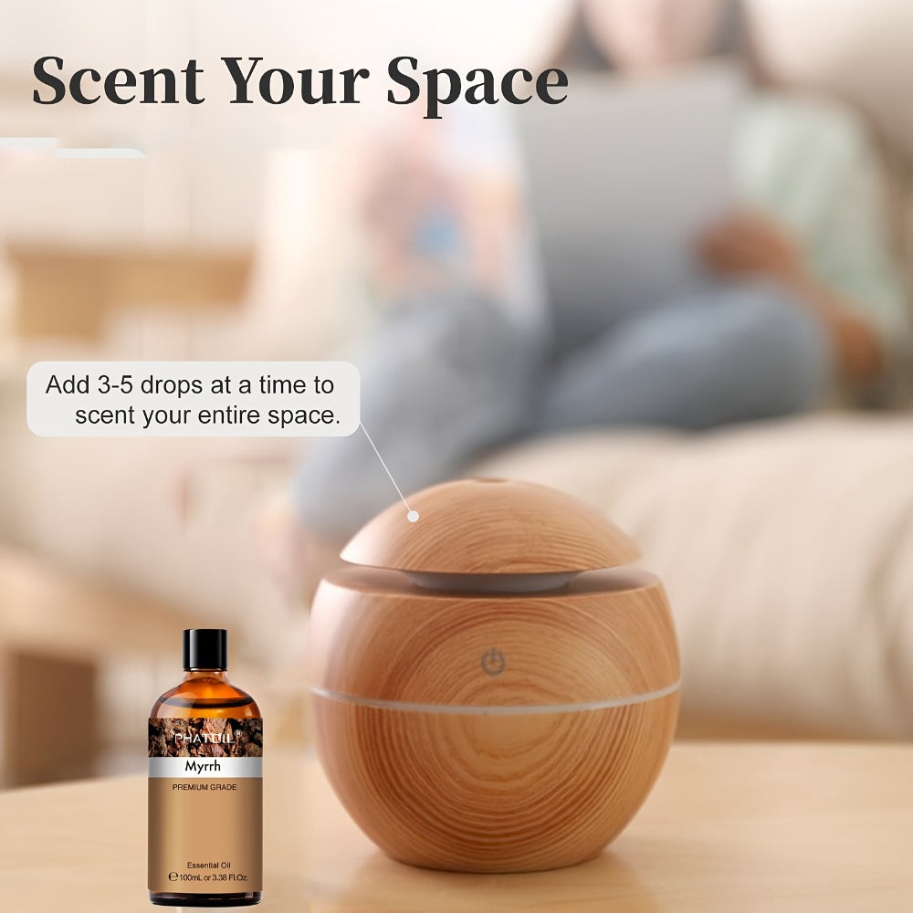 Myrrh Essential Oil for Diffuser and Candle Making (100ml Pure Undiluted Natural Oil)