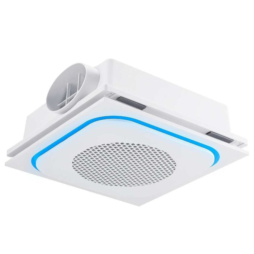Bathroom Exhaust Fan Combo (150 CFM) in a Quiet Ventilation Design with 40W LED Night Light