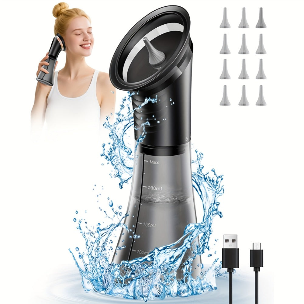 Ear Wax Removal Kit with Temp Sensor and Medical-Grade Safe Home Ear Care System