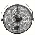 Wall Mounted Fan 18"/16" with 3 Speed Settings – Quiet Heavy Duty Electric Fan for Home, Garage & Industrial Use, Portable Shop Fan with Adjustable Tilt, Black or White