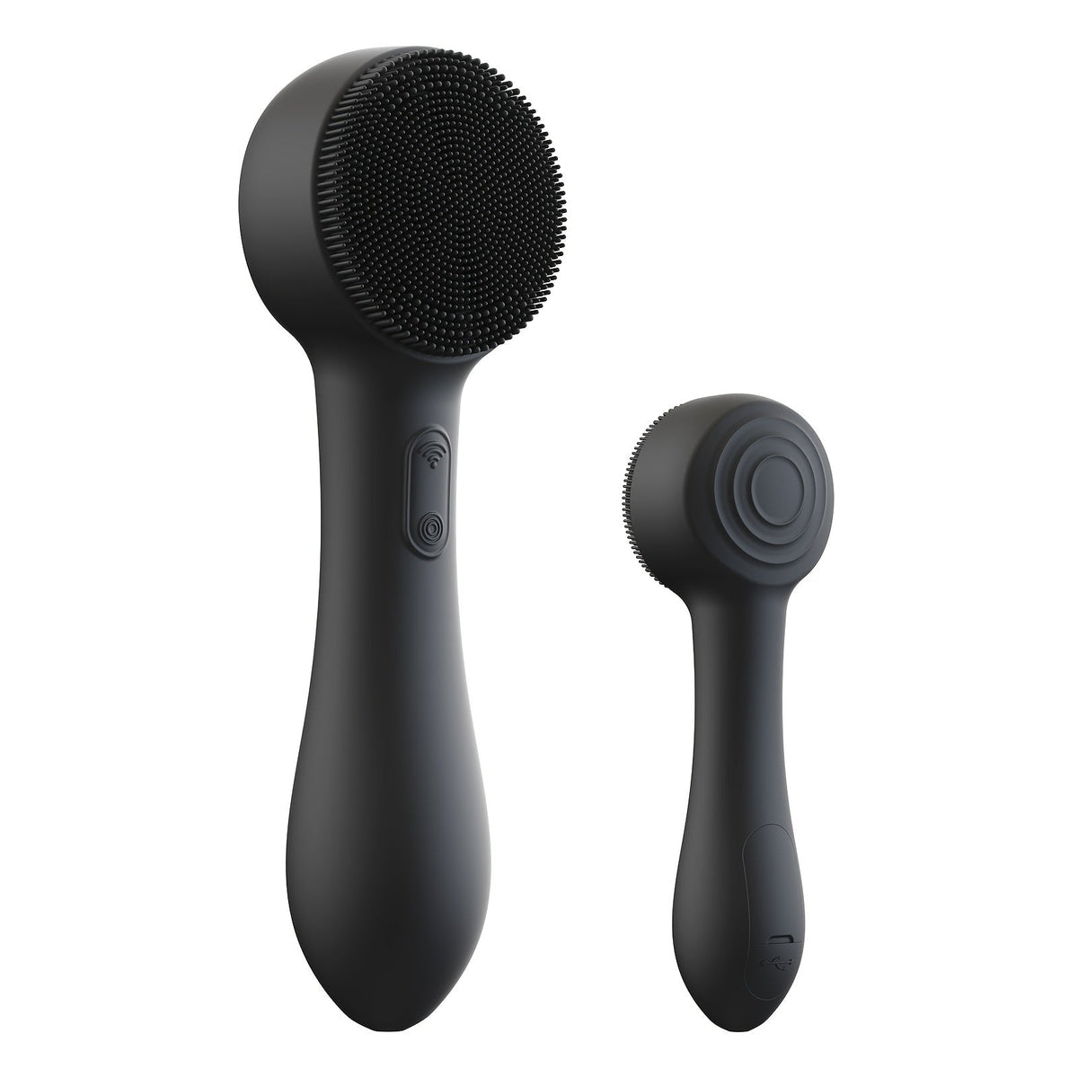 Facial Cleansing Brush (12000 Vibrations) in Waterproof IPX7 Silicone for Sensitive Skin