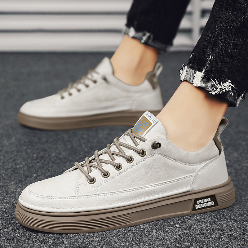 Men's Slip-On Flat Sneakers | Casual Leisure & Work Shoes for Daily Wear