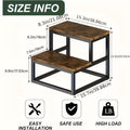 2-Step Wooden Step Stool Heavy Duty for Adults – Solid Wood Two Tier Stepping Stool, Multifunctional Bedside Step Ladder, Portable Non-Slip Foot Stool for Bathroom, Bedroom, Kitchen, Office – Easy to Carry, Durable Build