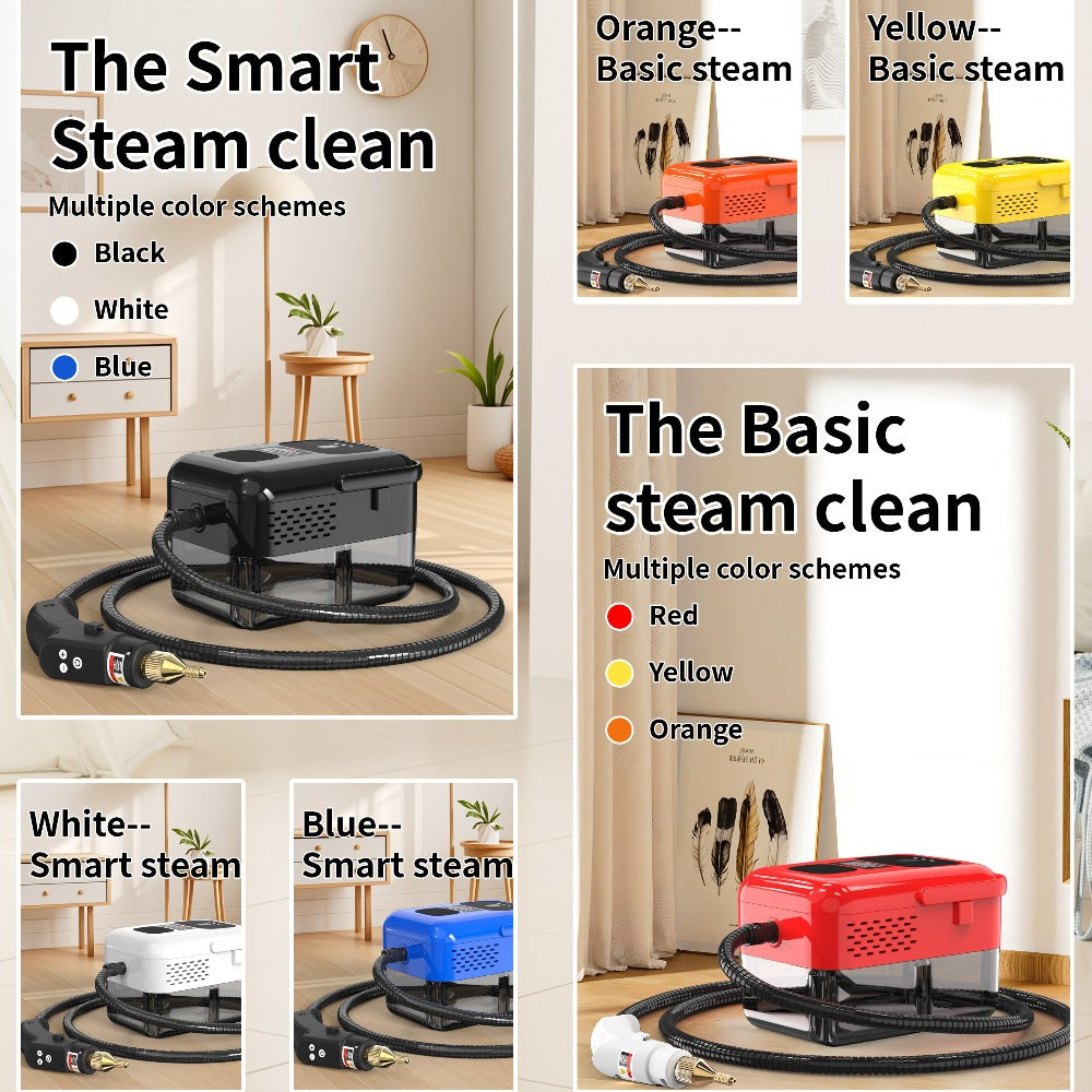 Steam Cleaner, Portable High-Temperature High-Pressure Handheld Steamer for Home, Tile & Grout Cleaning 9-Speed Adjustable