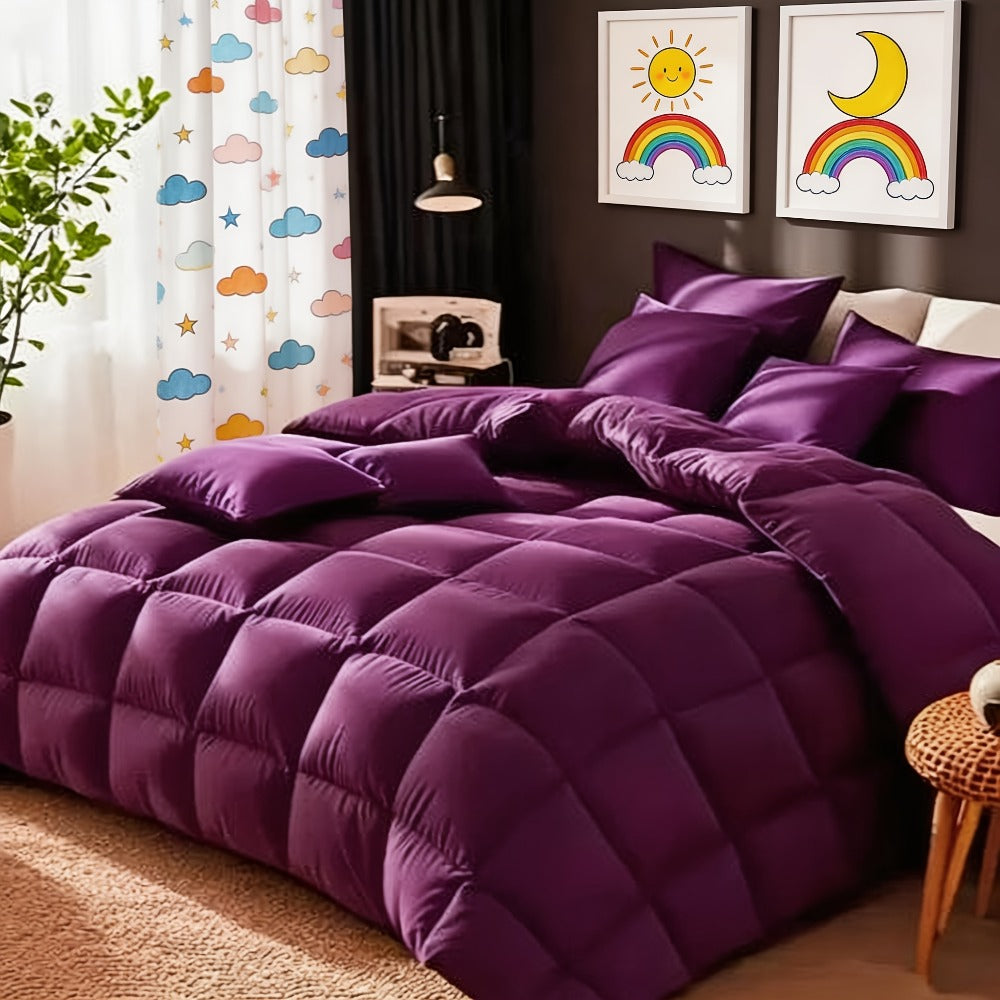 Bed in a Bag Full Queen and King Comforter Set in Soft Satin-Like Fabric (7 Piece)